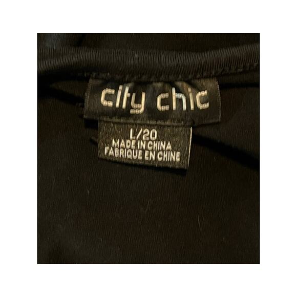 City Chic dress blue black Uptown Girl - Picture 5 of 5